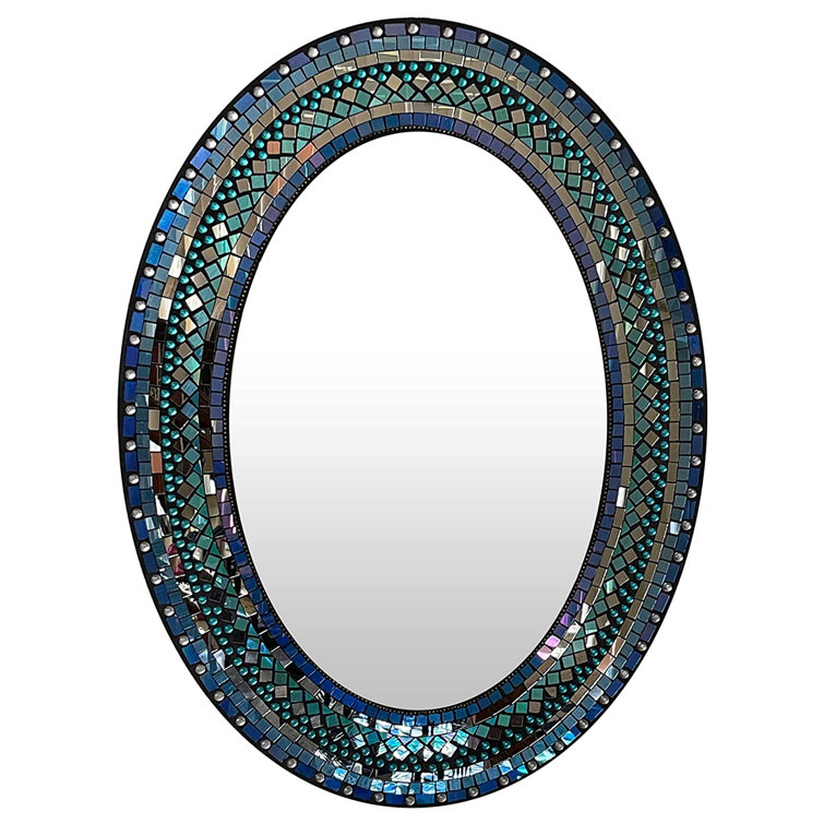 Mosaic mirror shop wall art